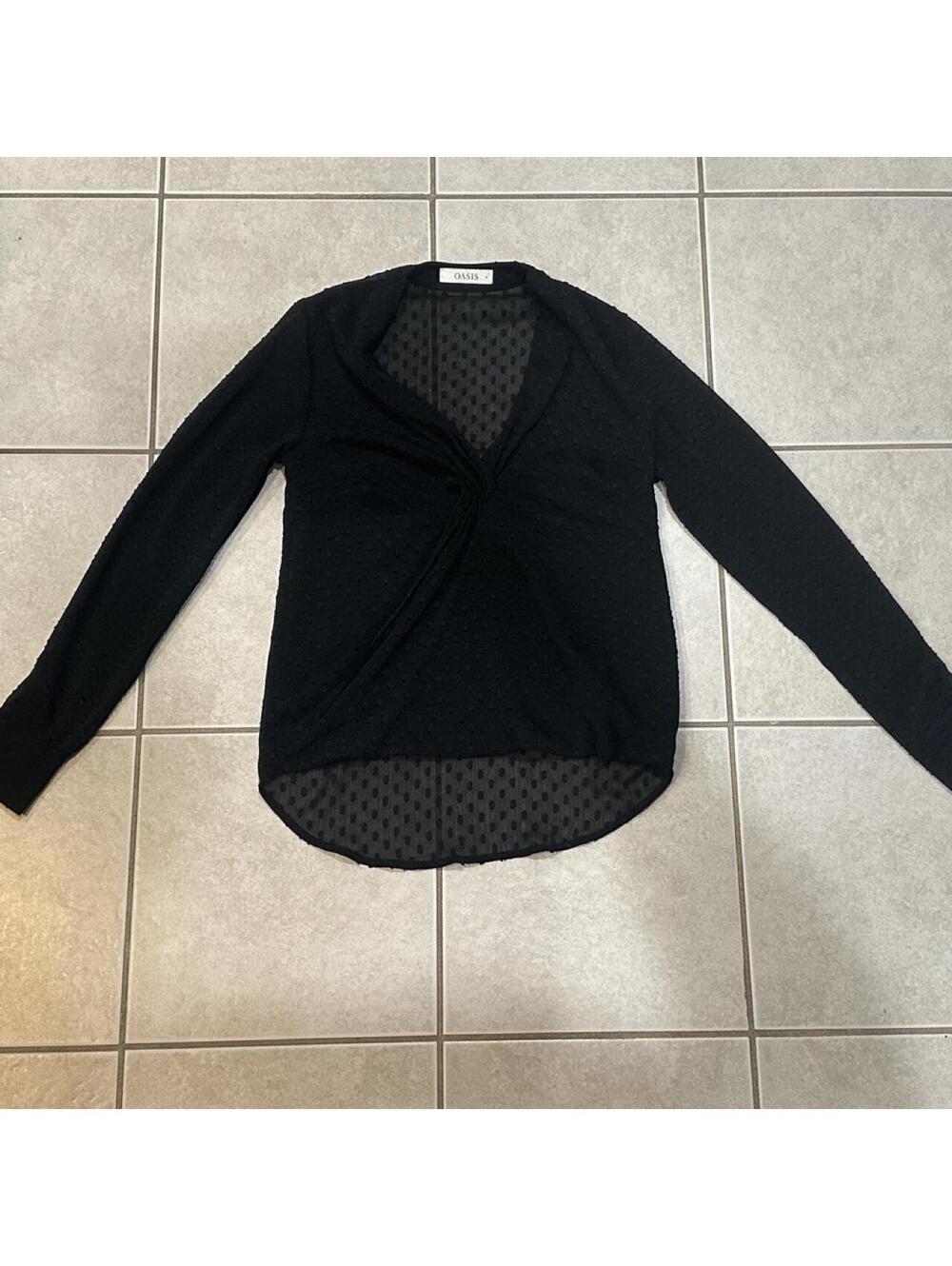 Oasis Women's Black Blous